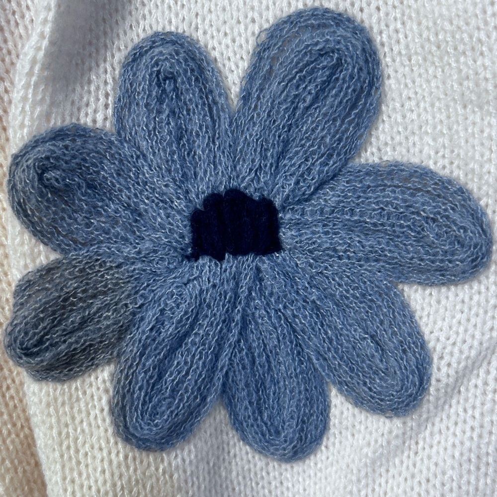 NWT Arula Teagan 3D flower cardigan, Arula size B, 2X - Picture 6 of 9